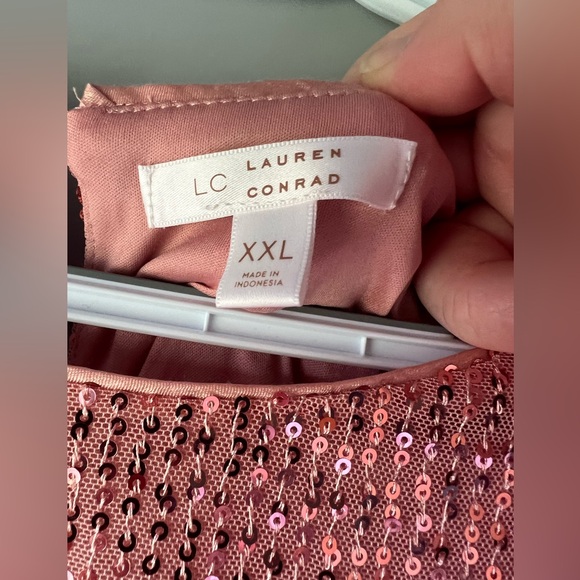 Women’s Lauren Conrad short sleeve sequin shift dress - NWOT - size XXL - Picture 2 of 5